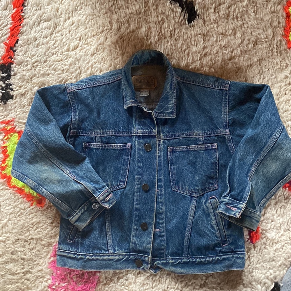 Vintage cropped jean jacket
